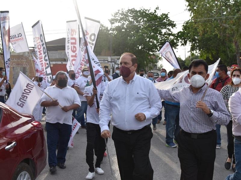 Claudio Bres compromete obras hidra&uacute;licas en colonias que registran problemas en temporada de lluvia