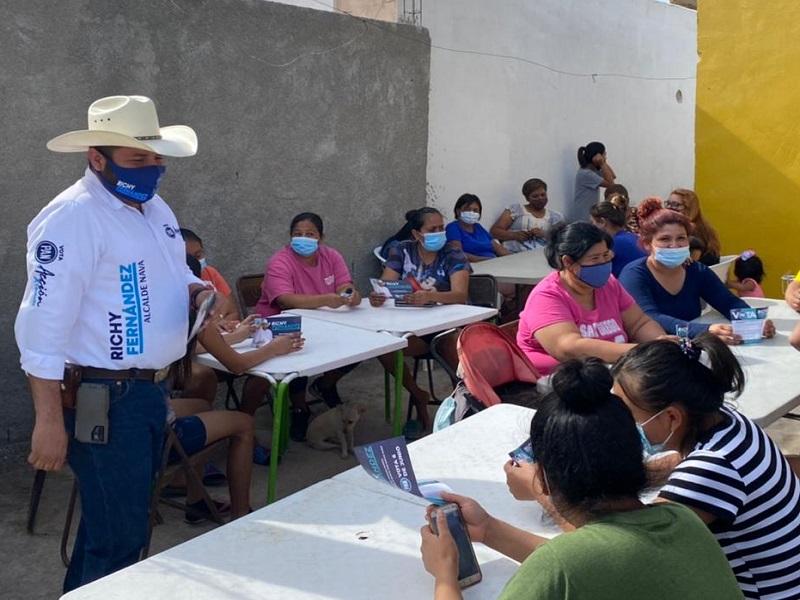 Resolveremos carencias de agua en Nava: Ricardo Fernandez, candidato del PAN a la alcald&iacute;a