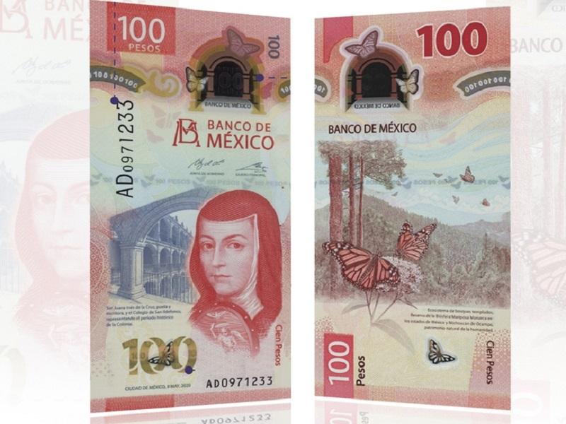 Sor Juana de 100 pesos es el Billete del Año 2020