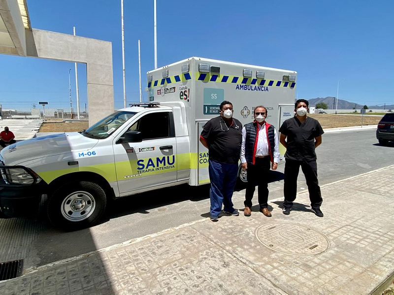 Centros de vacunaci&oacute;n Covid en Coahuila con apoyo de m&eacute;dicos y ambulancias
