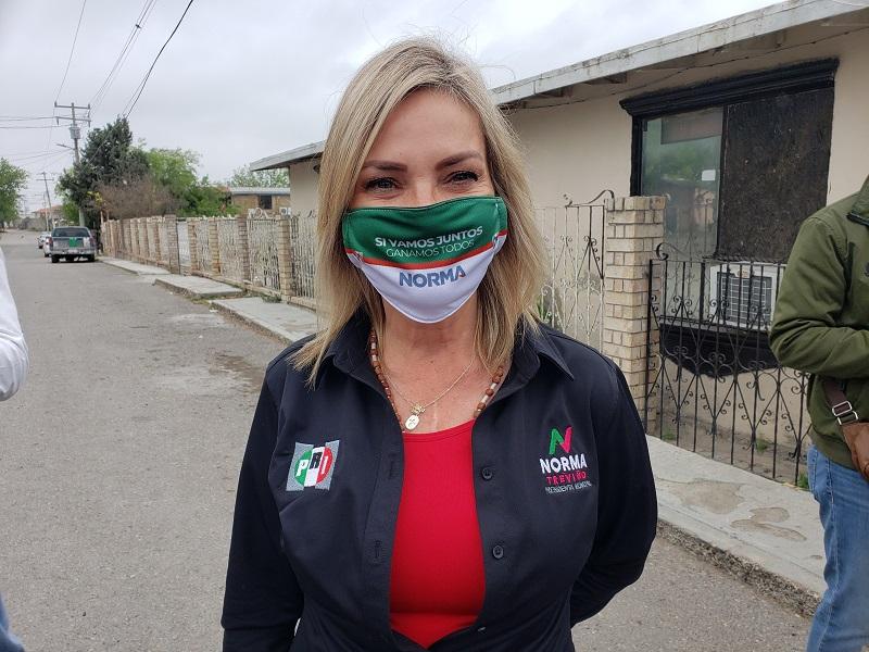 Ofrece Norma Trevi&ntilde;o apoyos para deportistas en competencias for&aacute;neas, ayuda para discapacitados y reactivaci&oacute;n de &aacute;reas