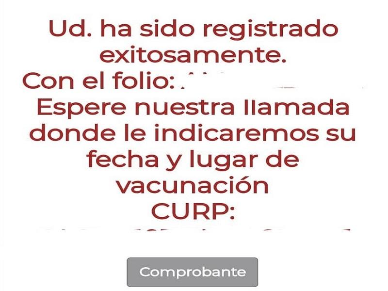 Abren registro de vacunaci&oacute;n antiCovid para adultos de 50 a 59 a&ntilde;os 