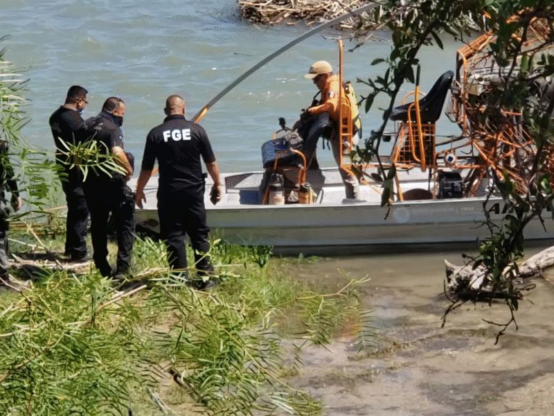 No han sido identificados dos de tres hombres ahogados en el río Bravo en Piedras Negras