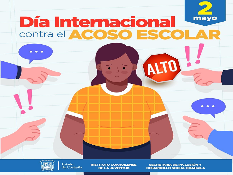 Coahuila genera conciencia en el D&iacute;a Internacional contra el Acoso Escolar