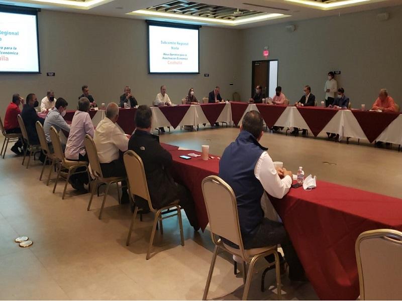 Instalan en Piedras Negras la mesa de reactivaci&oacute;n econ&oacute;mica en la regi&oacute;n Norte