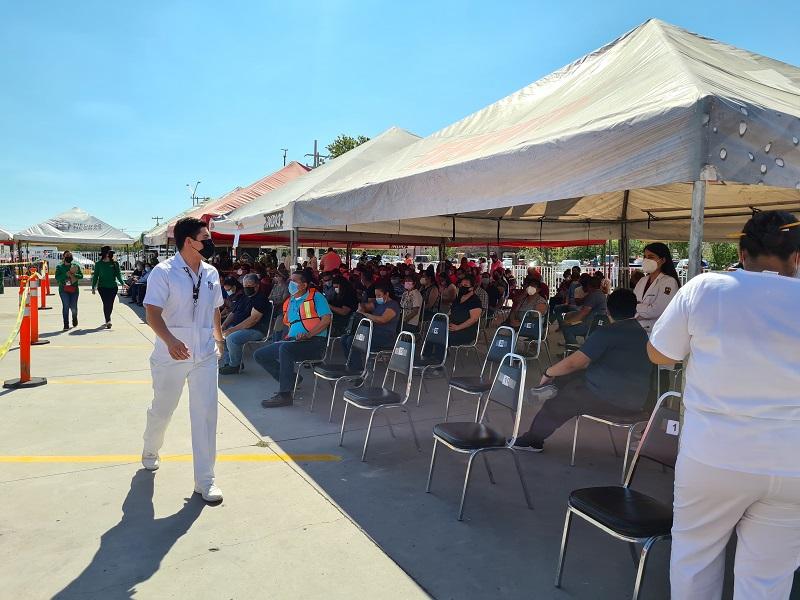 Sin contratiempos arranc&oacute; la vacunacion contra el COVID-19 a adultos de 50 a 59 a&ntilde;os en Piedras Negras (video)