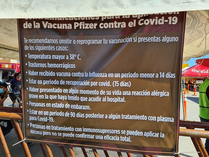 Personas con ciertas enfermedades, temperatura elevada o trastornos hemorr&aacute;gicos pueden reprogramar su vacuna antiCovid  (video)