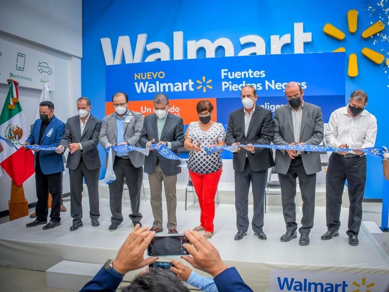 Walmart Fuentes Piedras Negras abre sus puertas, inauguran la tienda el Gobernador MARS y el alcalde Claudio Bres
