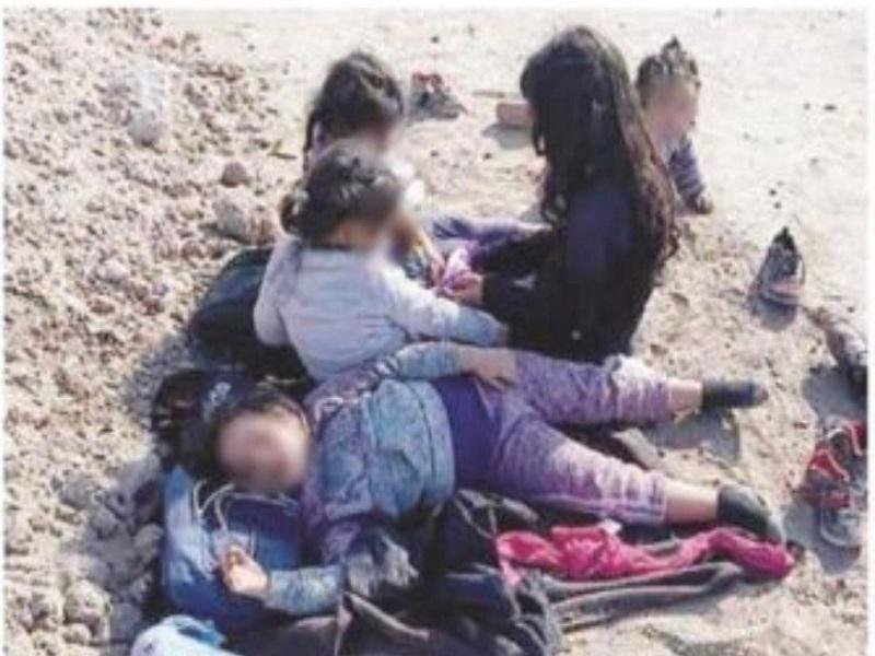 Encontraron a cinco niñas abandonadas en el monte, al norte de Eagle Pass