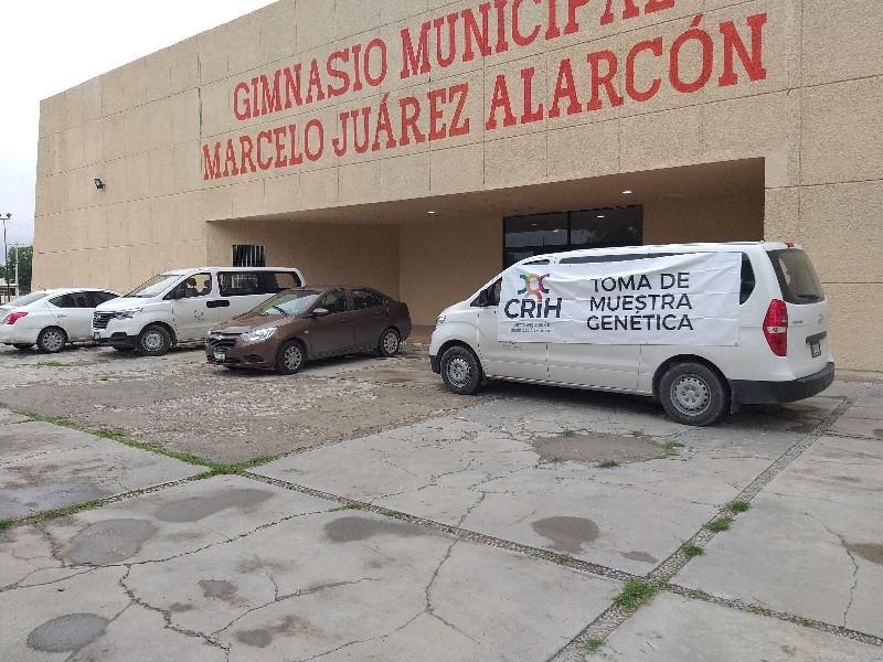 Recopilan muestras de ADN a familiares de desaparecidos en Allende 