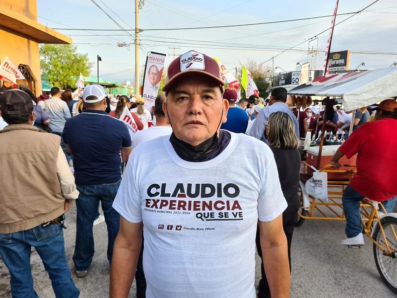 Simpatizante de Lorenzo Menera y cr&iacute;tico de la pol&iacute;tica se suma a la campa&ntilde;a del candidato de MORENA Claudio Bres