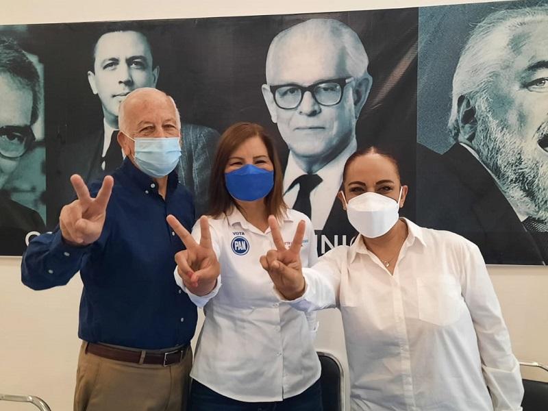 Visita Piedras Negras la diputada federal Adriana D&aacute;vila para apoyar a la candidata del PAN Mayt&eacute; Hern&aacute;ndez Ventura