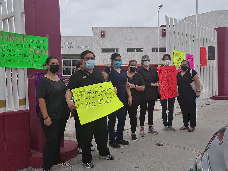 Laboran bajo protesta trabajadores de la Cl&iacute;nica-Hospital del ISSSTE (VIDEO)