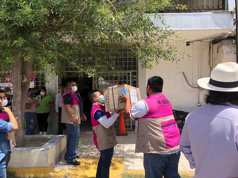 Espera Comit&eacute; Distrital del INE arribo de boletas para la elecci&oacute;n de diputado federal por el Distrito 01