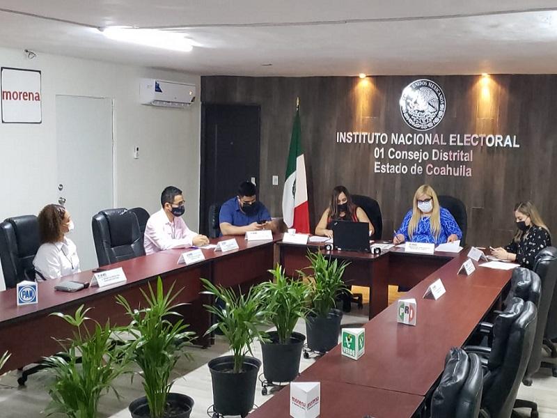 Inauguran sala de juntas de la Junta Distrital 01 del INE en Piedras Negras