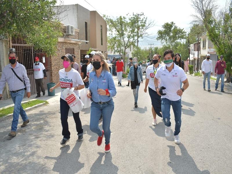 Becas para estudios, ferias del empleo y reactivar la Red Joven propone la candidata Norma Trevi&ntilde;o