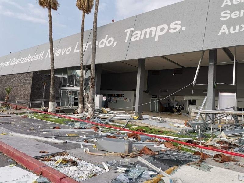 Aeropuerto de Nuevo Laredo estará cerrado a vuelos comerciales por al menos 15 días tras daños por tormenta: Administrador
