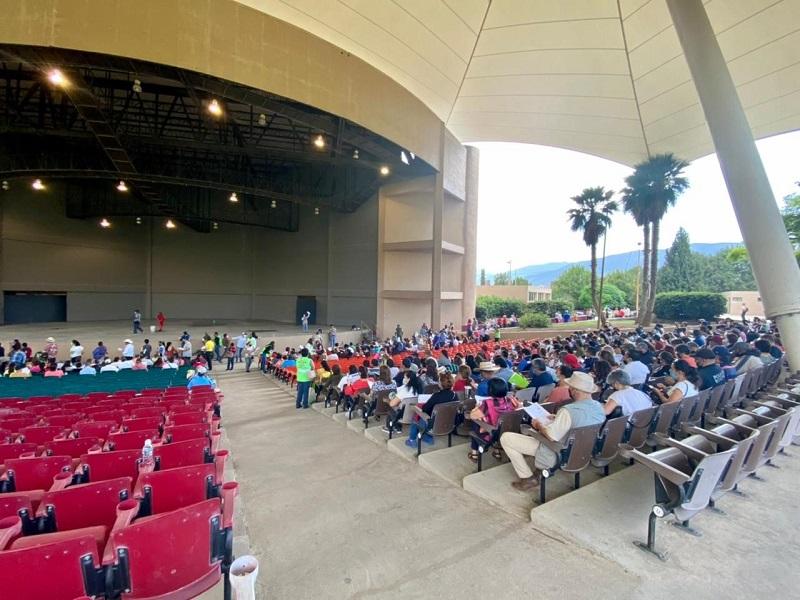 Instala Salud Coahuila m&oacute;dulo de vacunaci&oacute;n COVID con apoyo de Saltillo y la Sedena