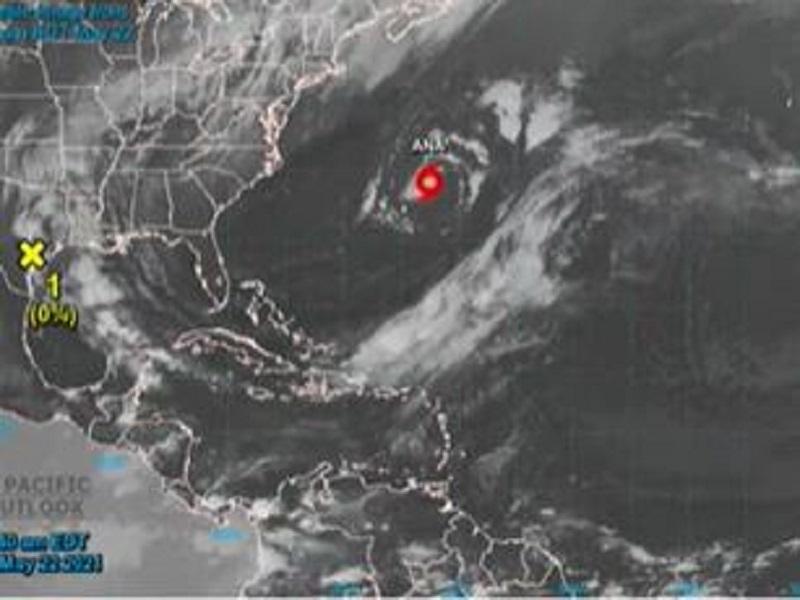 Ana, primera tormenta del a&ntilde;o en el Atl&aacute;ntico, se forma cerca de Bermudas
