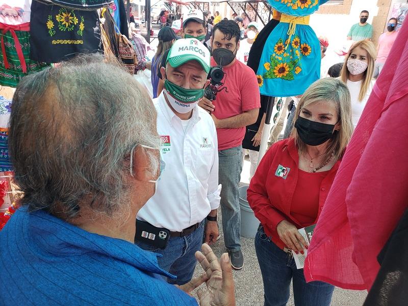 Fortalecer al comercio local promete Norma Trevi&ntilde;o