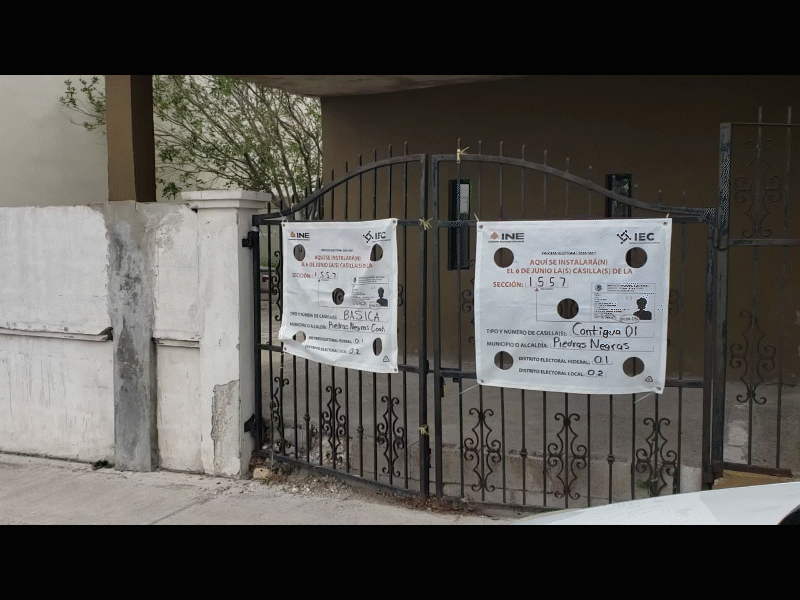 Ya est&aacute;n se&ntilde;alizadas las ubicaciones de las casillas electorales 