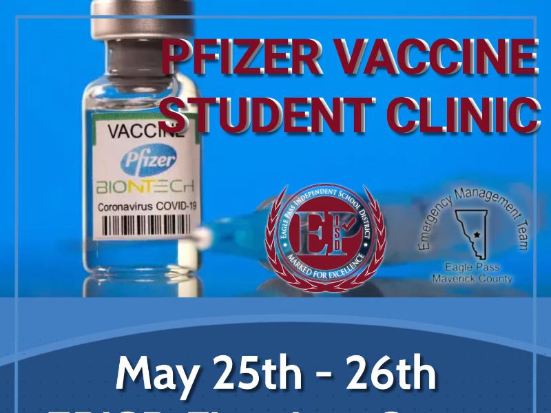 Continuar&aacute; la vacunaci&oacute;n en Eagle Pass para menores de entre 12 y 15 a&ntilde;os; acudieron 300 de 4 mil que califican