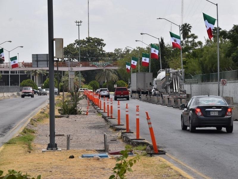 Agentes Aduanales celebran que se reinicie la obra de ampliación de carriles del Puente II