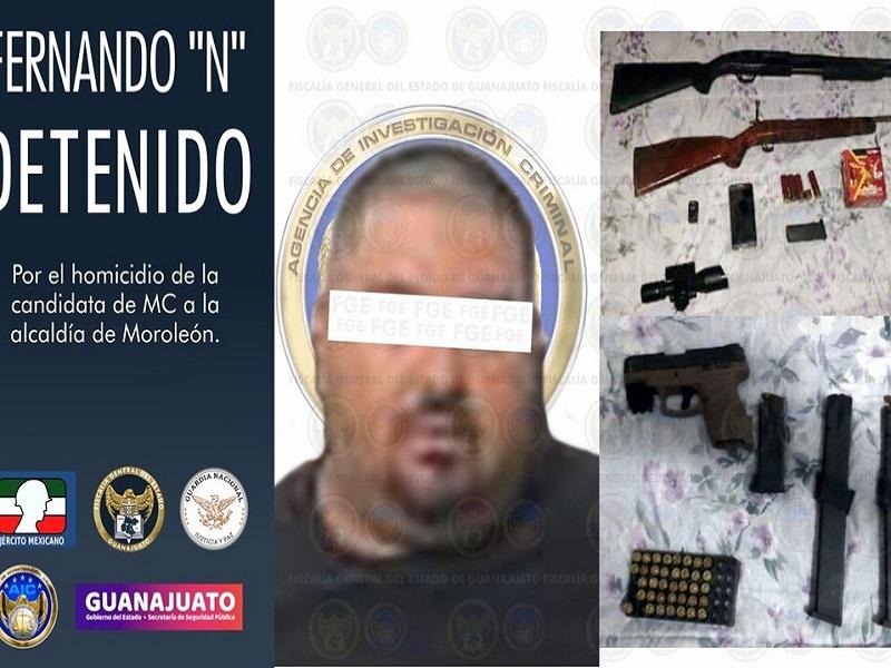Cae presunto homicida de Alma Barrag&aacute;n, candidata a la alcald&iacute;a de Morole&oacute;n