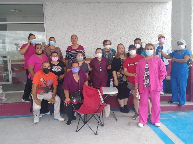 Concluye protesta pac&iacute;fica de trabajadores de la cl&iacute;nica-hospital del ISSSTE, la administradora fue destituida