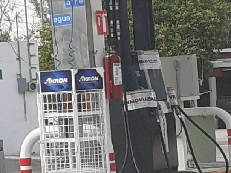 Inmovilizan bombas de gasolina en estaci&oacute;n de servicio en Zaragoza