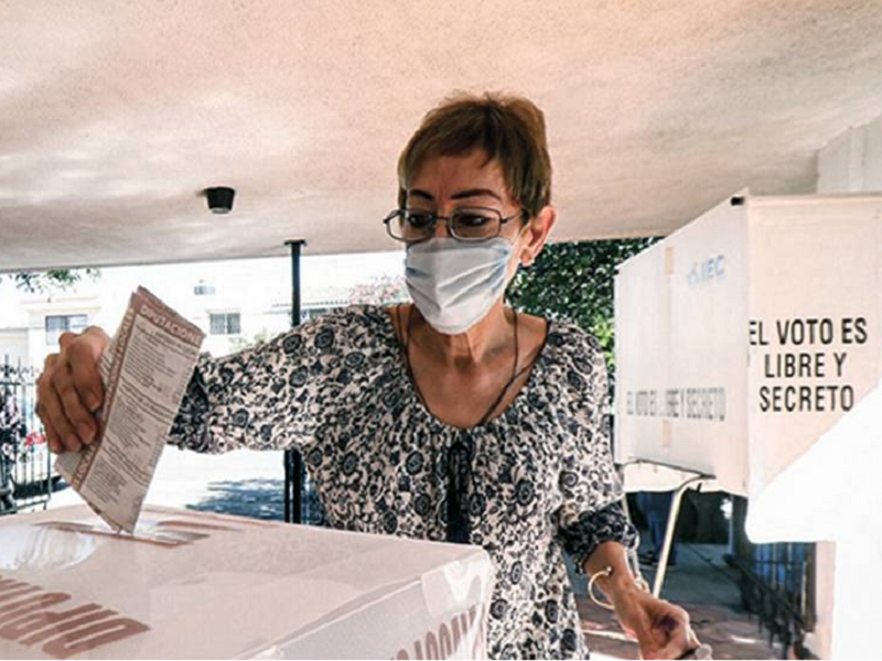 Obligatorio el uso del cubrebocas para votar, ciudadanos podr&aacute;n llevar su pluma para marcar la boleta