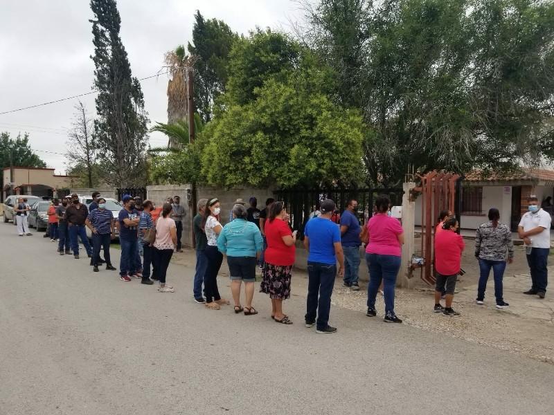 Sin incidentes graves inician comicios en los Cinco Manantiales