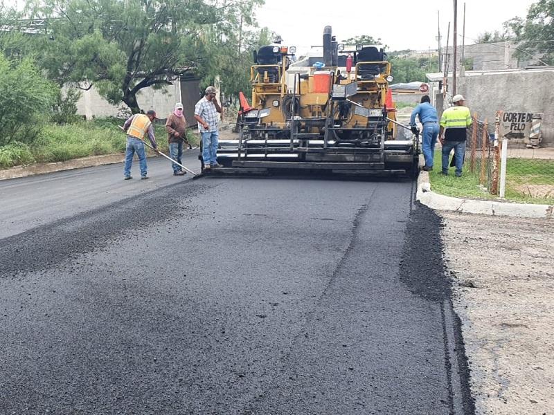 Siguen trabajos de pavimentaci&oacute;n en las colonias Lomas del Norte, 28 de Junio, Hidalgo, R&iacute;o Bravo y Campo Verde