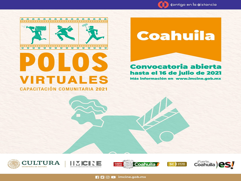 Invita Cultura a creadores coahuilenses a segunda etapa de la convocatoria Polos Virtuales
