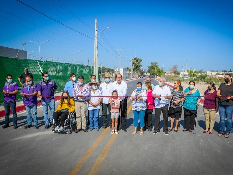 Alcalde CBG entrega obras de pavimentación a vecinos de Lomas del Norte, San Felipe, Mirador y trabajadores de maquiladora (VIDEO)