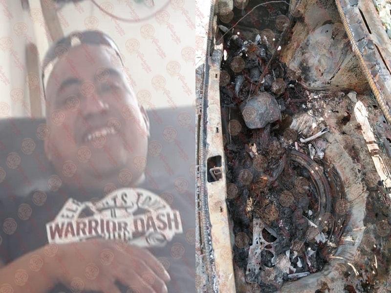 Identifican a hombre hallado calcinado en cajuela de un veh&iacute;culo incendiado Piedras Negras (video)