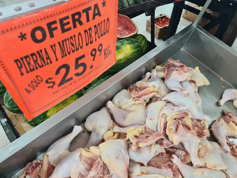 El pollo y el aguacate siguen aumentando su precio tras helada de febrero
