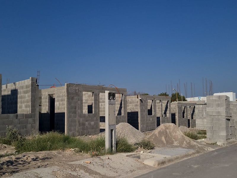 Hay auge en construcci&oacute;n de casas en Piedras Negras (video)