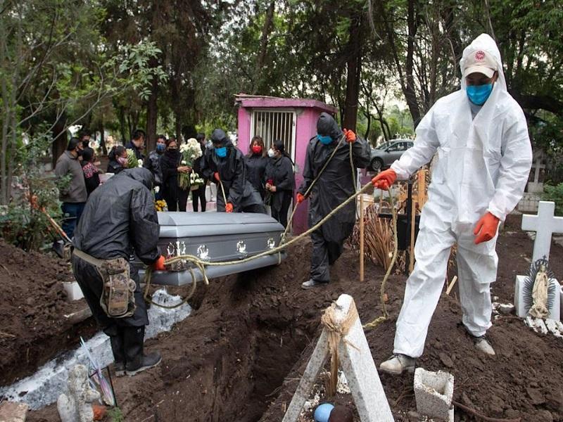 México contabiliza 232 mil 803 muertes por coronavirus, casos positivos ascienden a 2 millones 513 mil 164