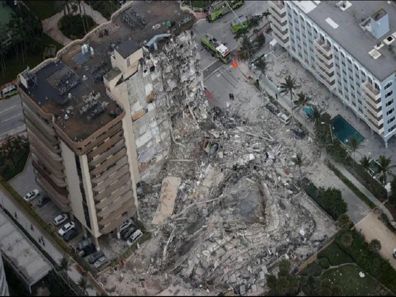 Suman 12 v&iacute;ctimas mortales por derrumbe de edificio en Florida