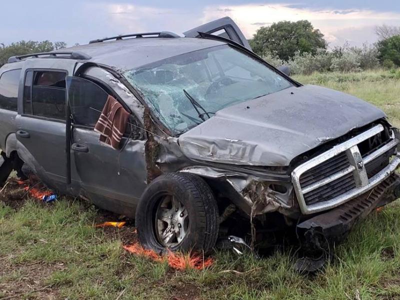Falleció conductor americano en volcadura al norte de Uvalde, manejaba ebrio