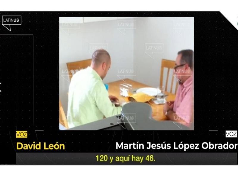 Video muestra a hermano menor de AMLO recibiendo dinero de David León (video)