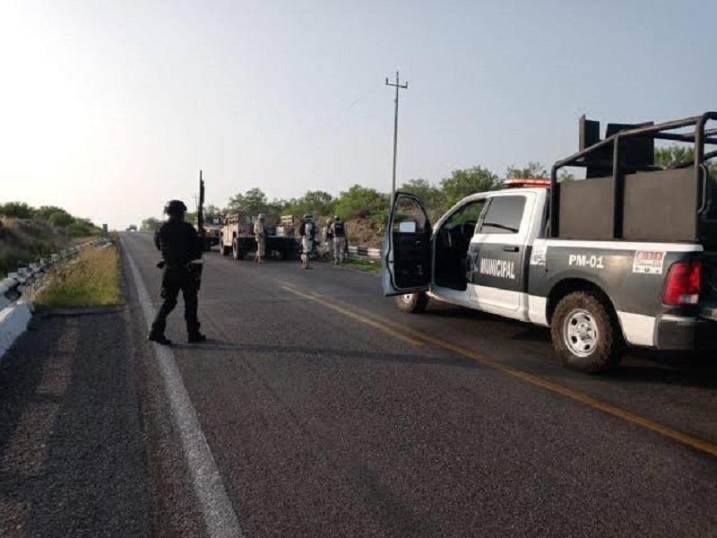 Reportan enfrentamiento entre policías y civiles armados en el municipio de Hidalgo