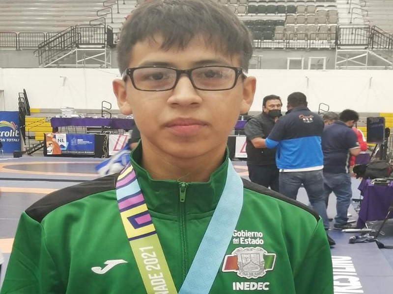 Cierran Luchas Asociadas de Coahuila con bronce en Grecorromana de Nacionales CONADE 2021