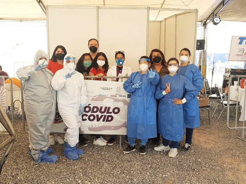 Aplican protocolos antiCovid en Carrera Coahuila 1000
