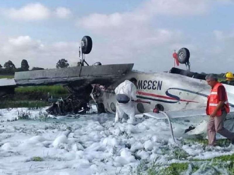 Cae aeronave en Durango; reportan un muerto y 5 heridos (video)