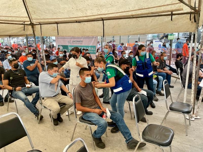Este miércoles se aplicaron 11 mil 592  dosis de vacuna antiCovid en Piedras Negras