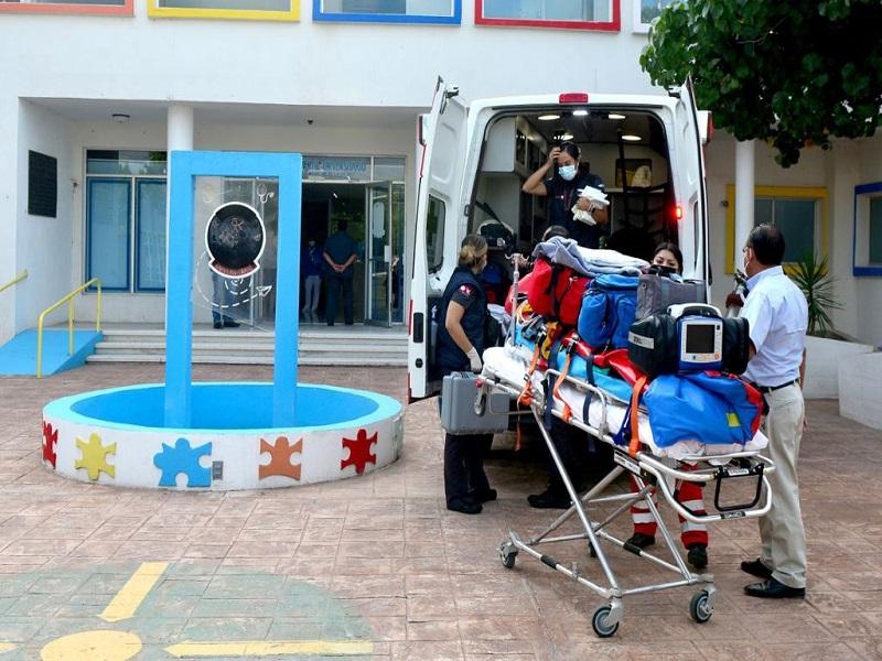 Trasladan a ni&ntilde;o coahuilense a Galveston para ser atendido por quemaduras