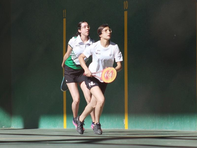 Parejas de Coahuila ganan oro y bronce en Frontenis de los Nacionales de CONADE 2021