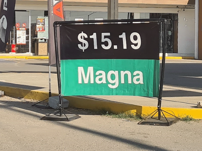 Bajó unos centavos el precio más accesible de la gasolina Magna en Piedras Negras 